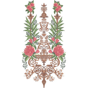 Simple Neck Embroidery Design