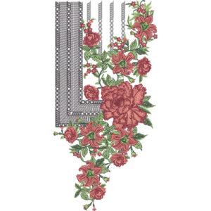 Beautiful Neck Embroidery Design