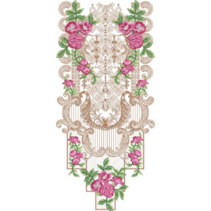 Unique Neck Embroidery Design