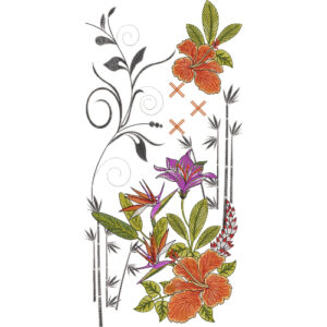 Unique Neck Embroidery Design
