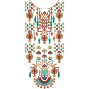 Beautiful Neck Embroidery Design