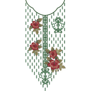 Neckline Embroidery Design
