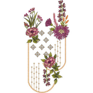 Simple Neck Embroidery Design