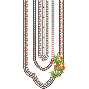 Unique Neck Embroidery Design