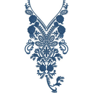 Beautiful Neck Embroidery Design