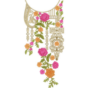 Beautiful Neck Embroidery Design