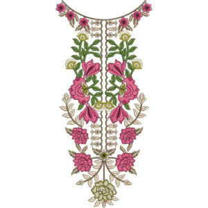 Simple Neck Embroidery Design