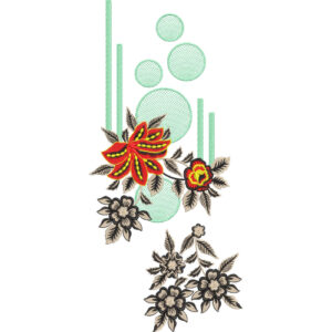 Unique Neck Embroidery Design