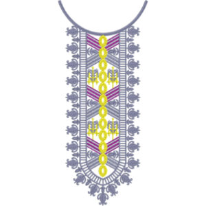 Unique Neck Embroidery Design