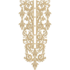 Neck Flower Embroidery Design
