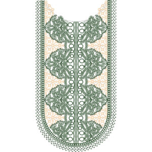 Unique Neck Embroidery Design