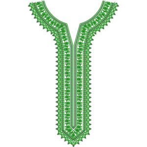 Unique Neck Embroidery Design