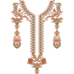 Neck Gala Embroidery Design