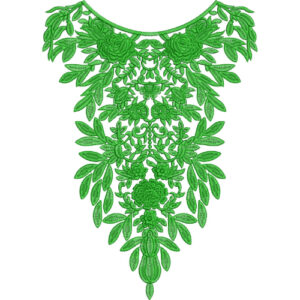 Unique Neck Embroidery Design