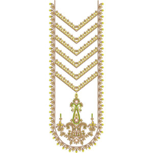 Neckline Embroidery Design