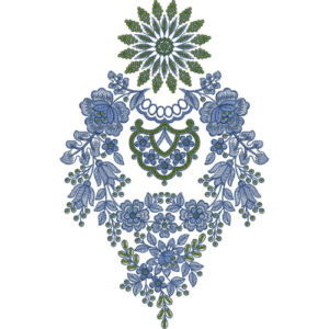 Beautiful Neck Embroidery Design