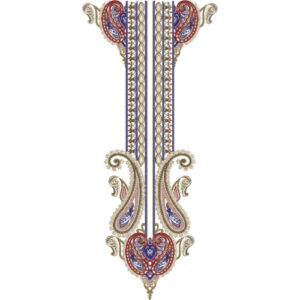 Neck Flower Embroidery Design