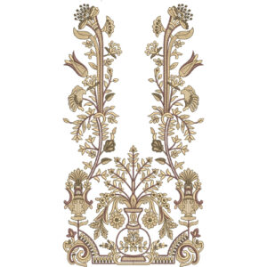 Neckline Embroidery Design