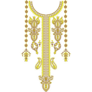Neckline Embroidery Design