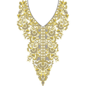 Beautiful Neck Embroidery Design