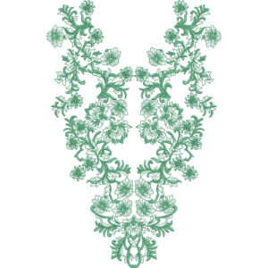 Neck Gala Embroidery Design