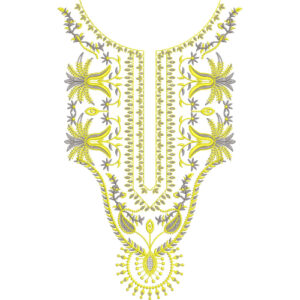 Simple Neck Embroidery Design