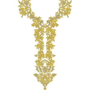 Neck Gala Embroidery Design