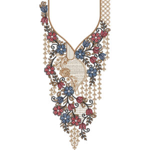 Simple Neck Embroidery Design