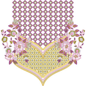 Neck Gala Embroidery Design