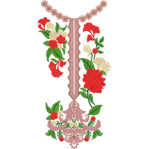 Simple Neck Embroidery Design