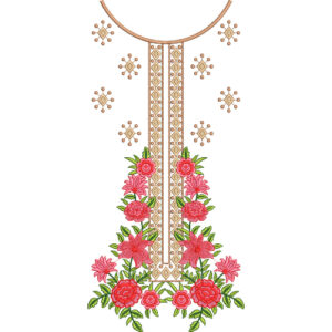Neck Gala Embroidery Design