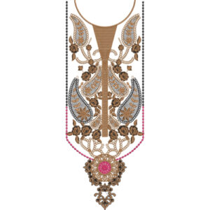 Neck Kurta Embroidery Design
