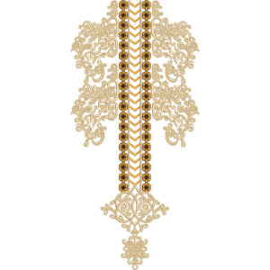 Unique Neck Embroidery Design