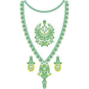 Unique Neck Embroidery Design