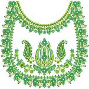 Beautiful Neck Embroidery Design