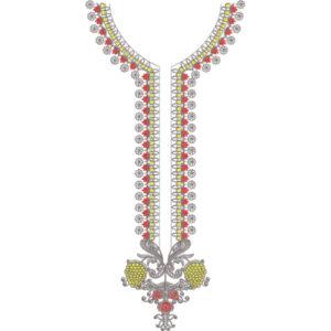 Simple Neck Embroidery Design