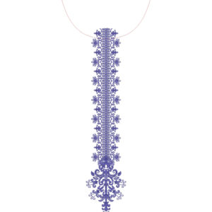 Unique Neck Embroidery Design