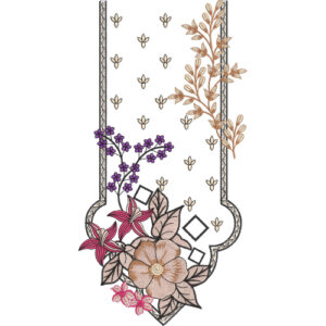 Simple Neck Embroidery Design