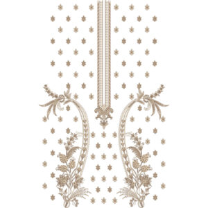 Unique Neck Embroidery Design