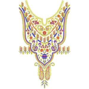 Simple Neck Embroidery Design