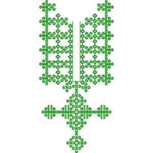 Neckline Embroidery Design