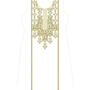 Neckline Embroidery Design