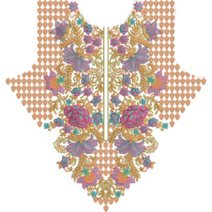 Neck Gala Embroidery Design