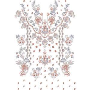 Neck Kurta Embroidery Design