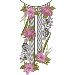 Simple Neck Embroidery Design