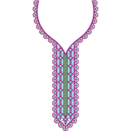Neck Kurta Embroidery Design