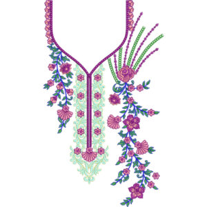 Simple Neck Embroidery Design