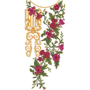 Neck Kurta Embroidery Design