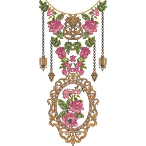 Beautiful Neck Embroidery Design