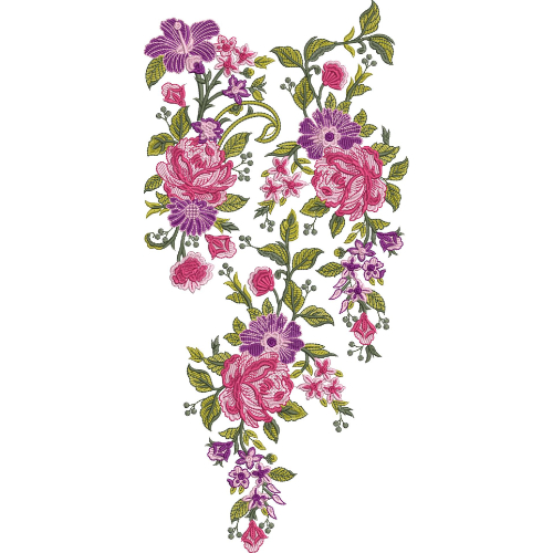 Neck Gala Embroidery Design